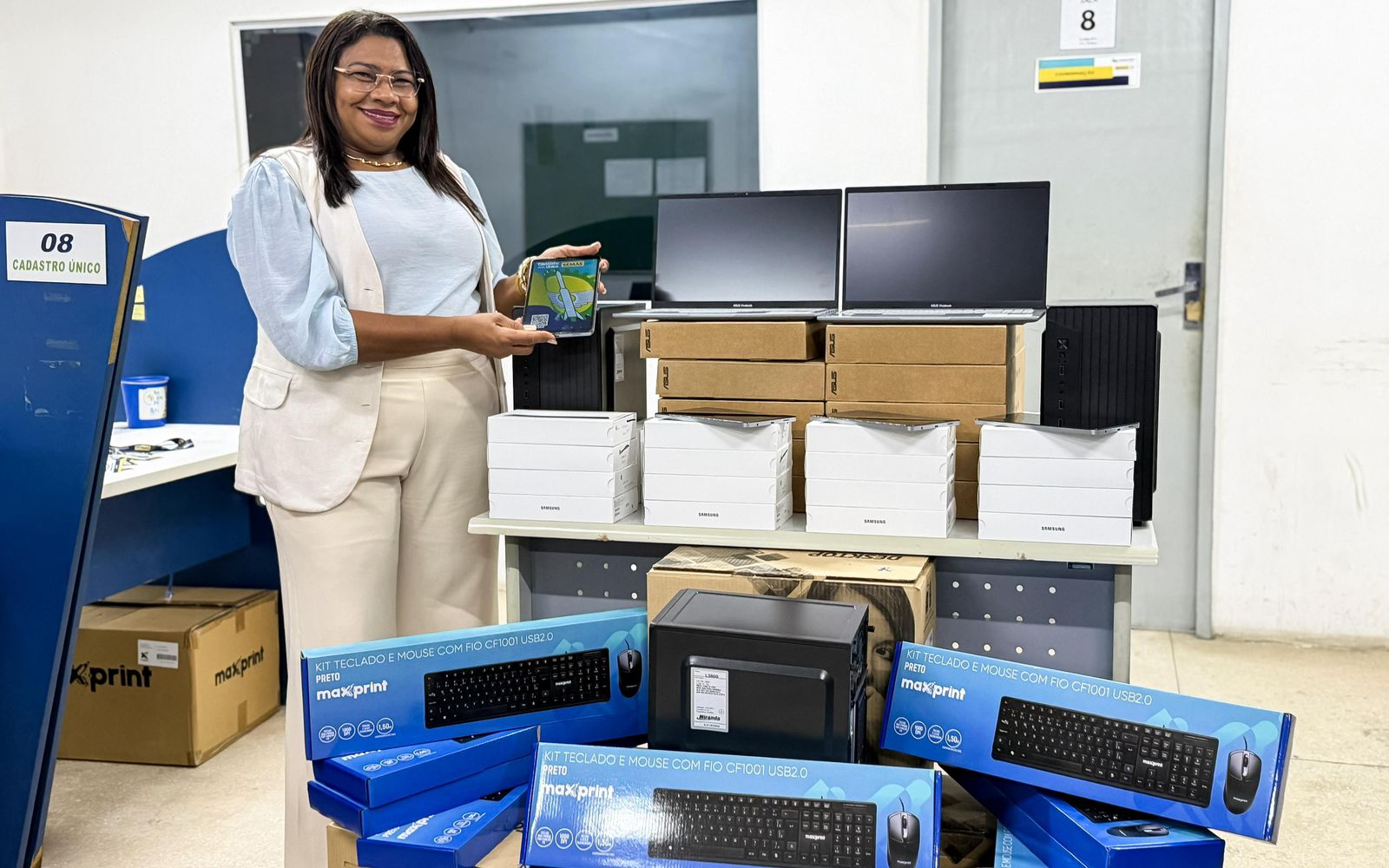 Gestão Nilda realiza entrega de equipamentos e amplia cuidado e eficiência na assistência social