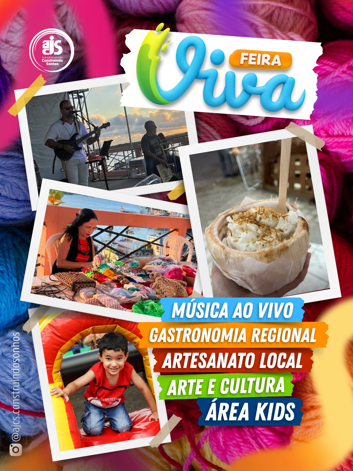 Primeira edição da Feira Viva reúne música, gastronomia e artesanato na Árvore de Mirassol