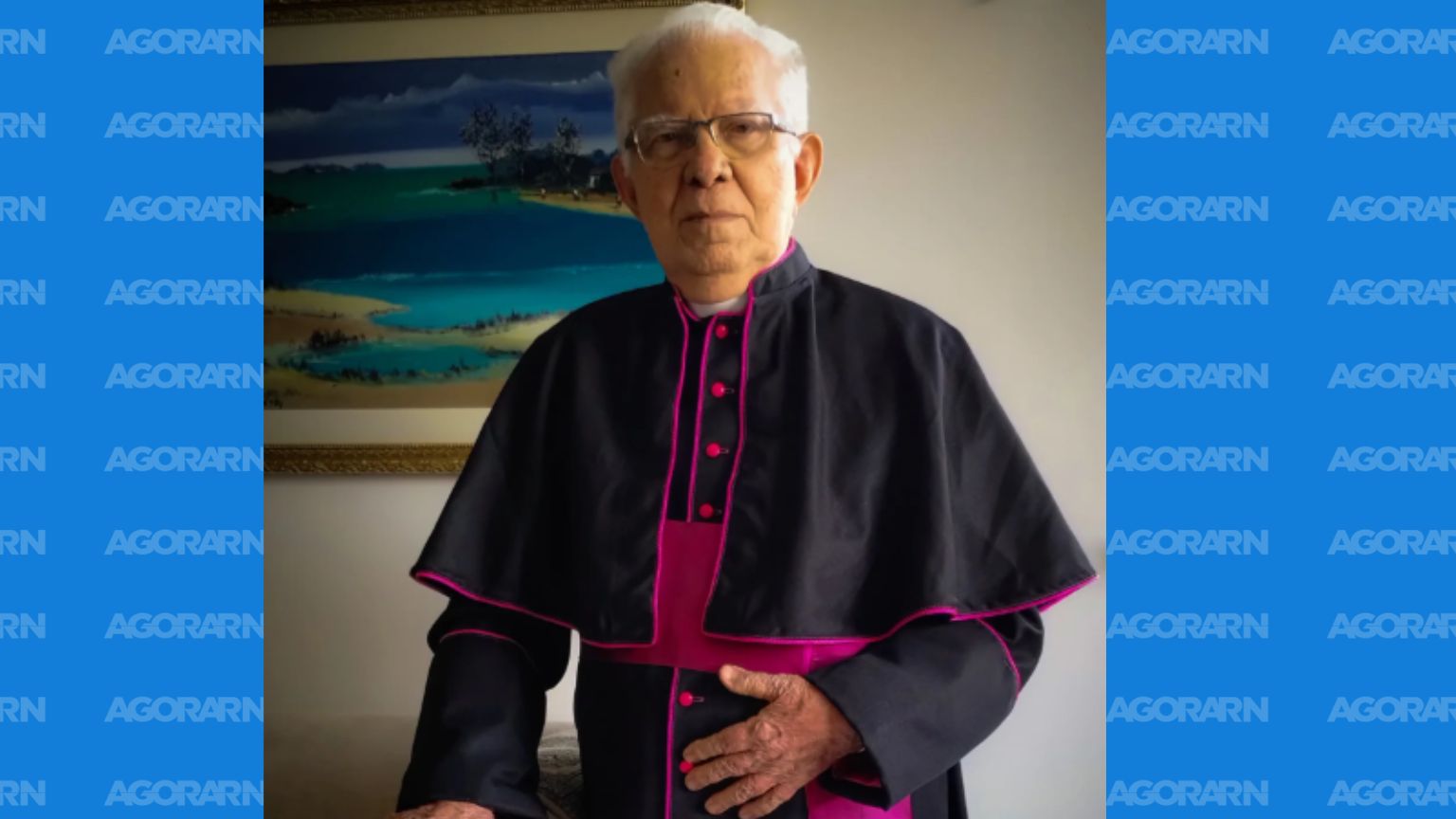 Monsenhor Agnelo é internado na UTI em Natal com quadro de pneumonia