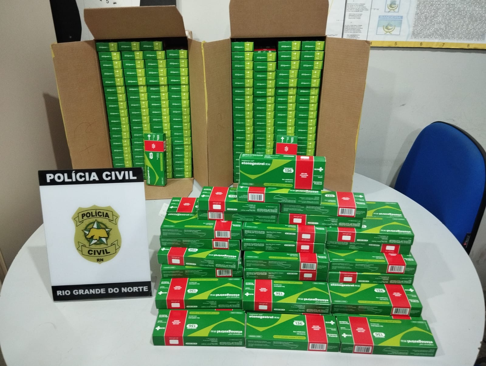 Implanon: Polícia Civil recupera medicamentos furtados da Secretaria de Saúde em Mossoró; suspeito era funcionário