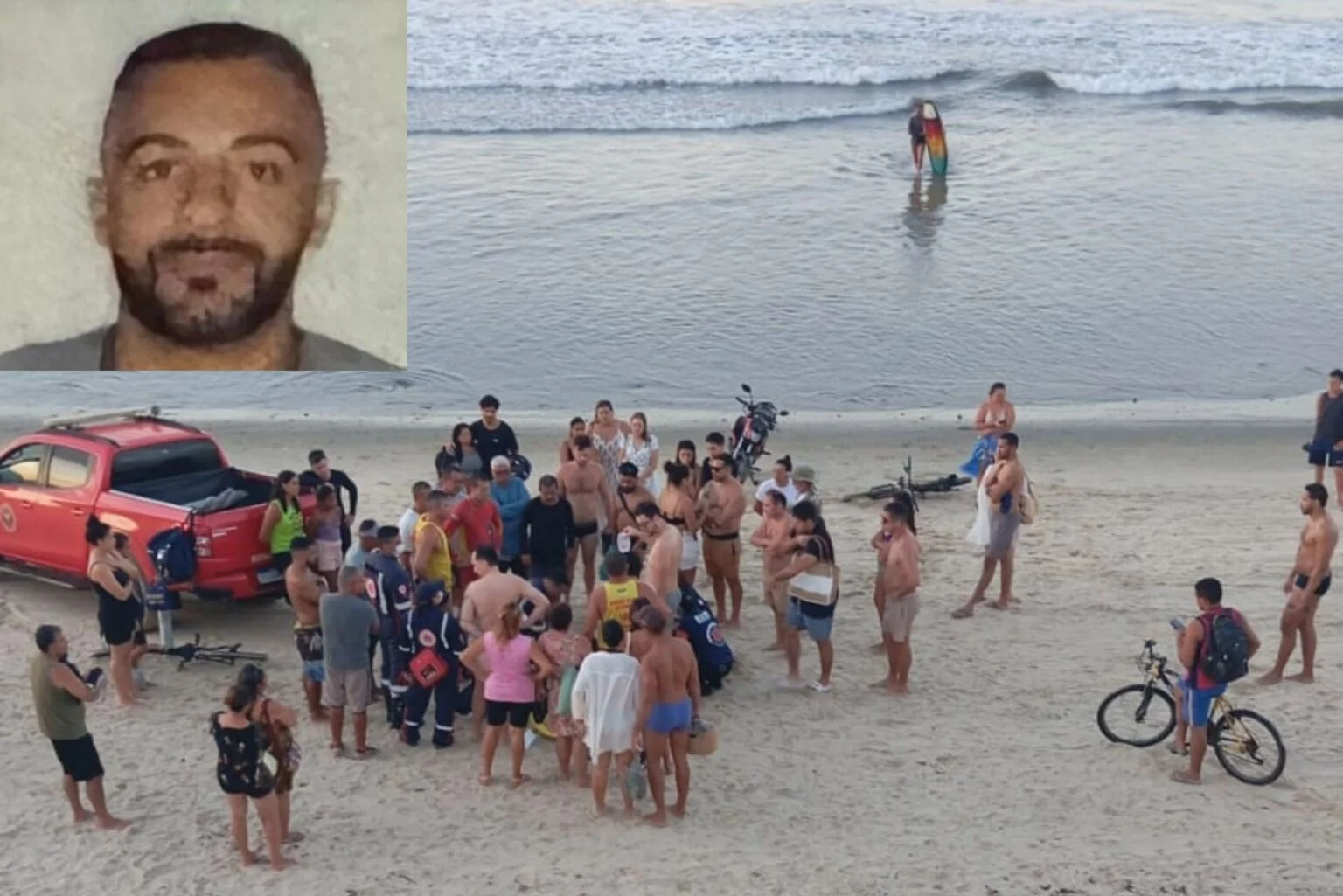 Turista de Minas Gerais morre afogado na praia de Genipabu