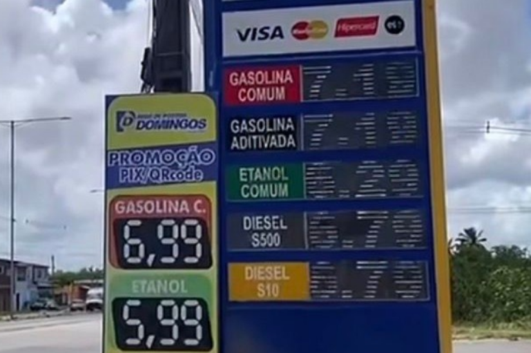 Gasolina volta a passar de R$ 7 em Natal e pressiona bolso do motorista