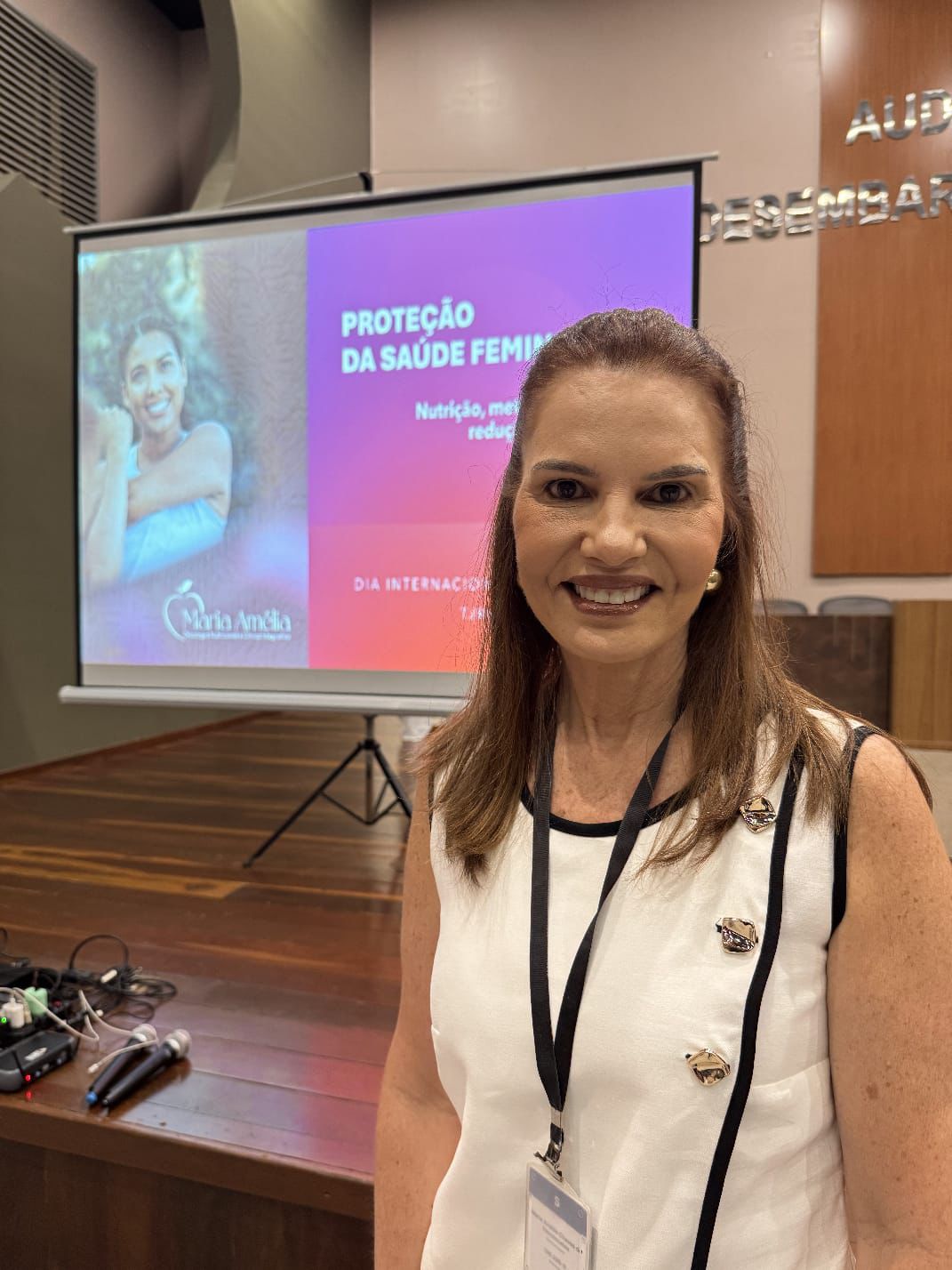 Saúde hormonal e estilo de vida: nutricionista do DNA Center orienta mulheres em palestra no TJRN