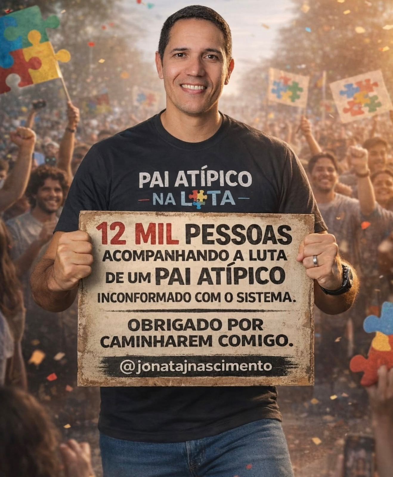 Pai atípico e ativista, Jonata Nascimento passa a integrar nominata de Ezequiel e Paulinho