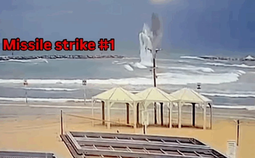 Mísseis ‘tiram fino’, mas surfistas permanecem na água em Israel