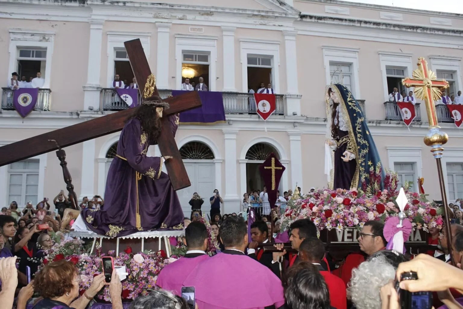 Procissão do Encontro prepara fiéis para a Semana Santa em Natal