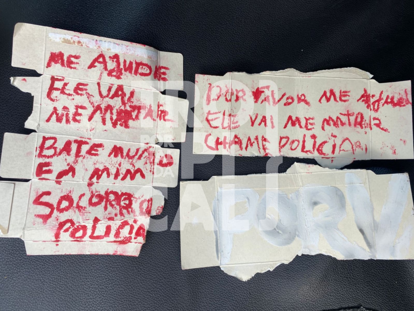 Mulher em cárcere privado escreve bilhetes com pedido de socorro em Natal: ‘Ele vai me matar’