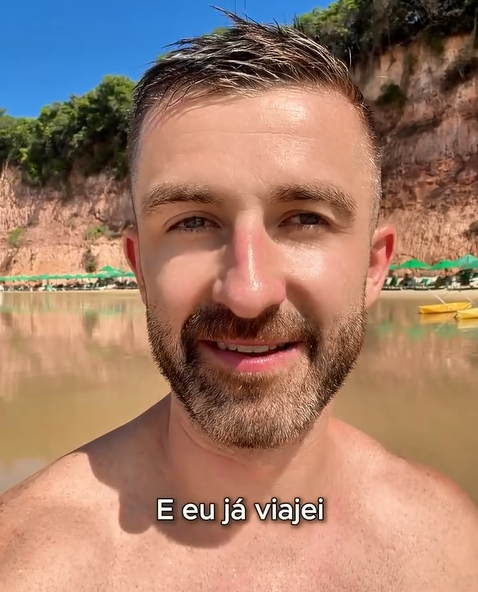 Influenciador britânico elege Pipa como um dos melhores destinos turísticos do mundo