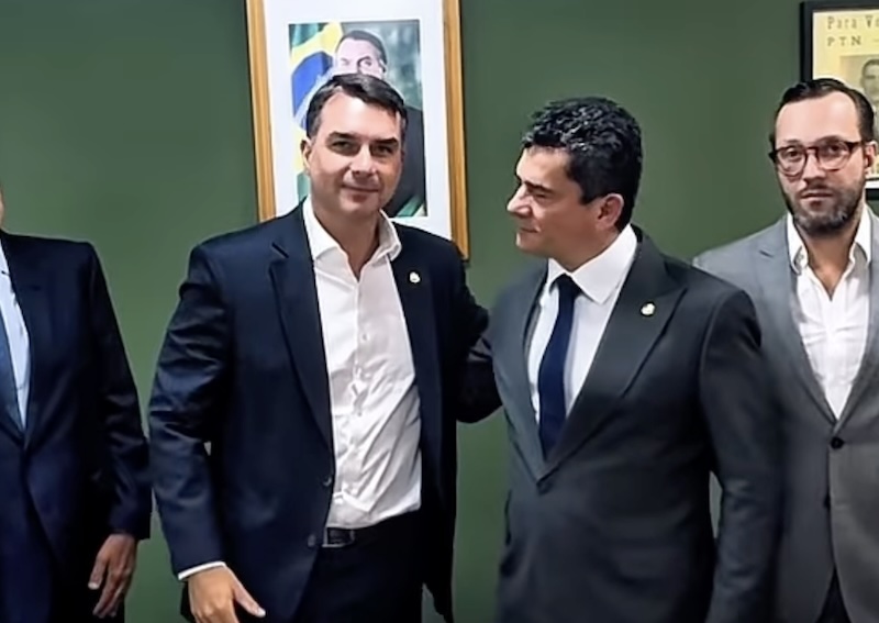 Flávio declara apoio a Moro, favorito ao governo do Paraná
