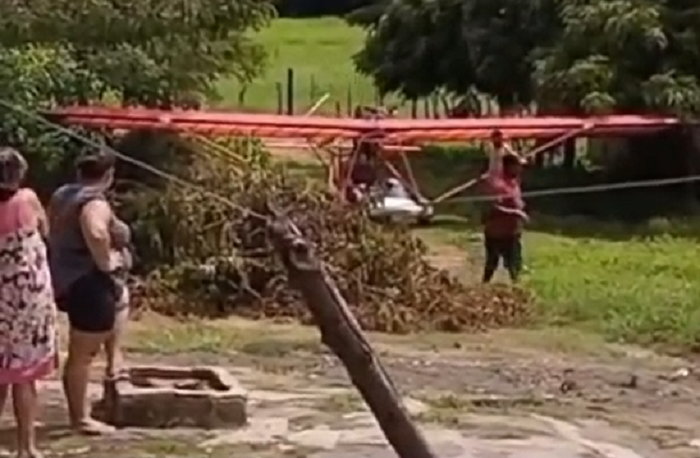 Ultraleve faz pouso de emergência em área rural de José da Penha (RN)