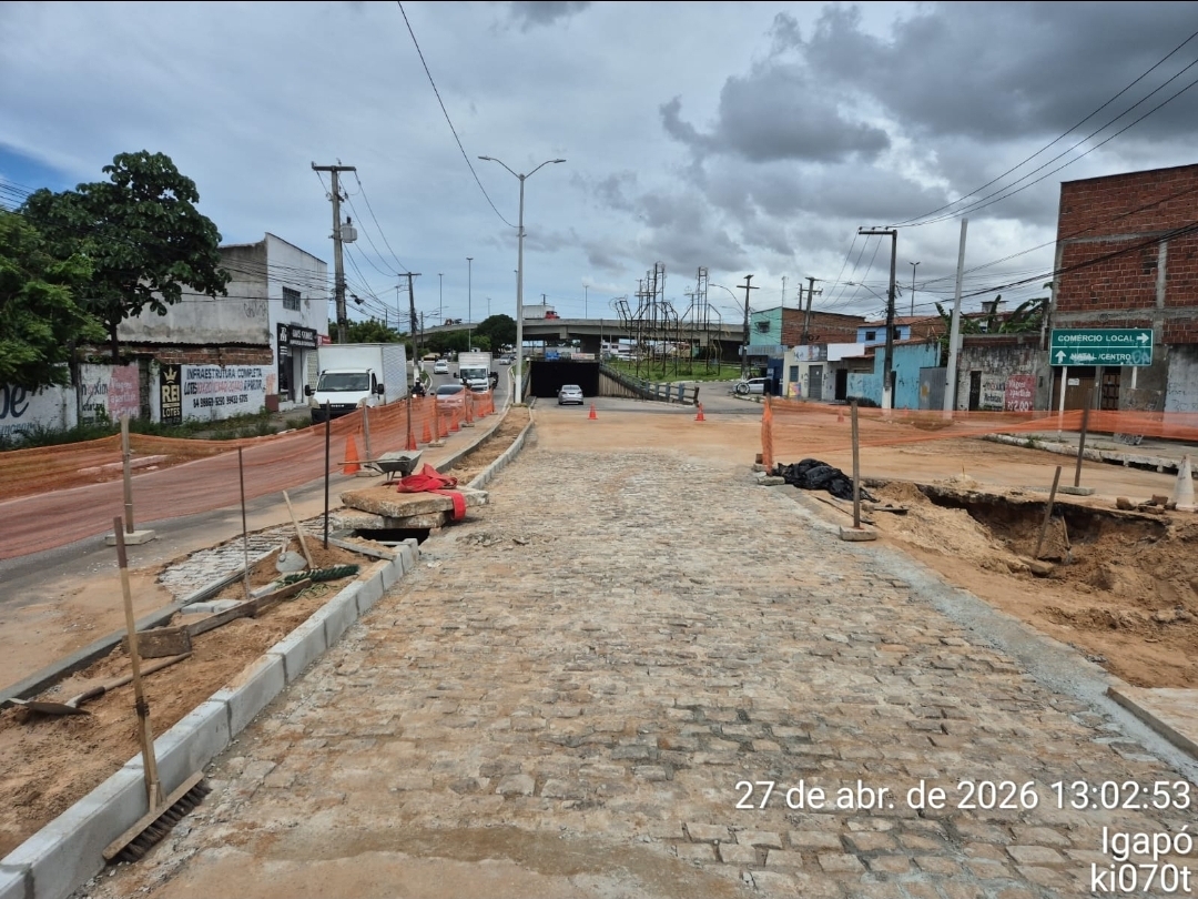 Prefeitura conclui serviço de recuperação de drenagem na Avenida Dr. João Medeiros Filho