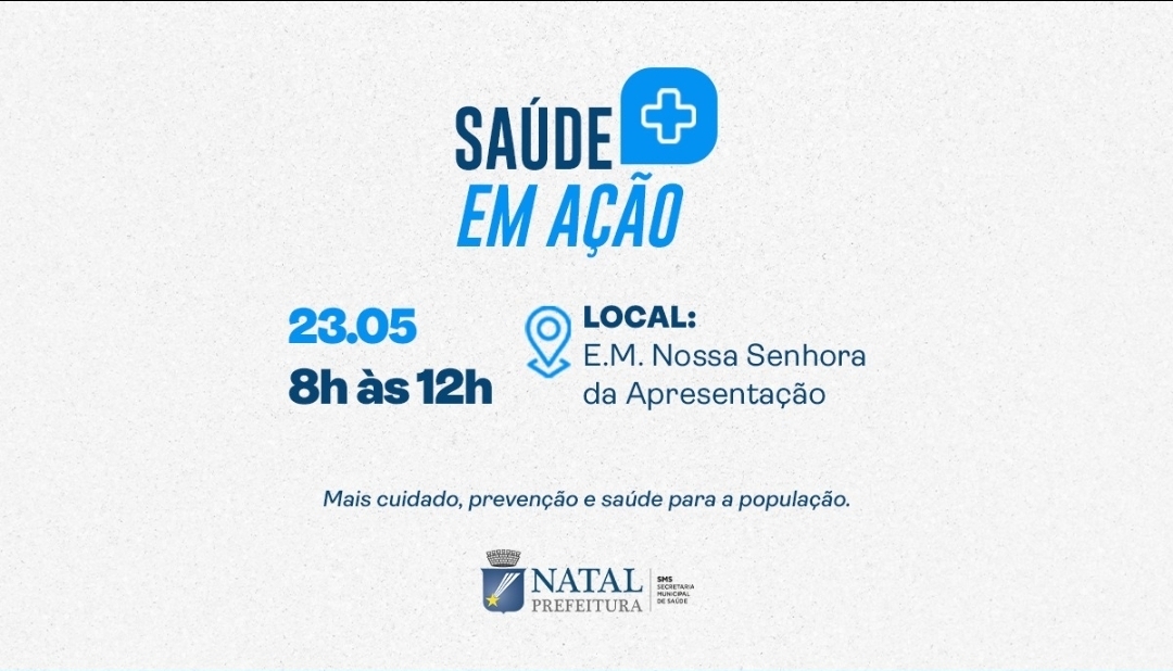 Primeira edição do Saúde em Ação acontece neste sábado em Nossa Senhora da Apresentação