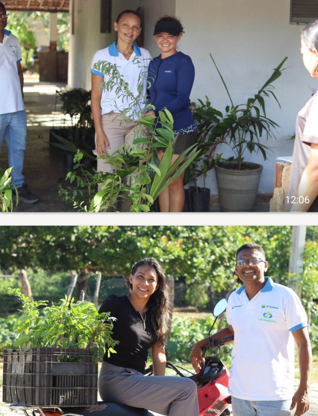Projeto Vale Sustentável entrega quase mil mudas frutíferas para agricultores de Guamaré/RN