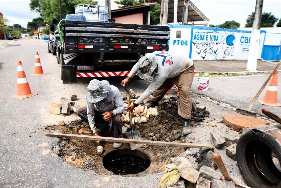 Prefeitura de Parnamirim realiza serviços de recuperação em vias do bairro Boa Esperança