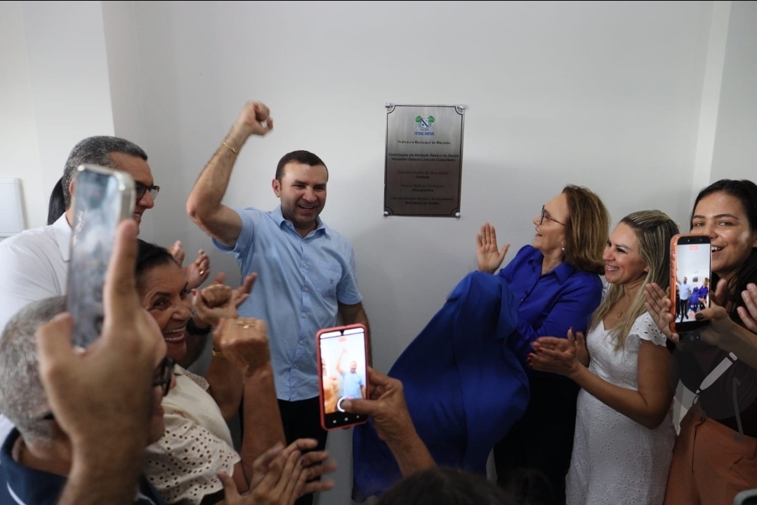 Macaíba: prefeito Emídio Júnior entrega nova unidade de saúde em Mangabeira