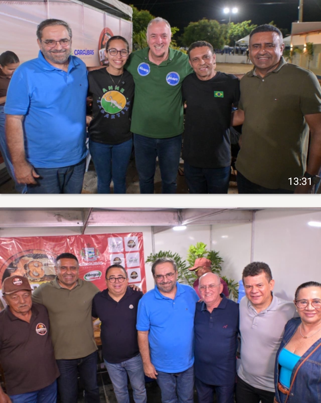 Álvaro Dias participa da Expoeste em Caraúbas e reforça parceria com Givago Barreto, Eugênio Alves e Juninho Alves