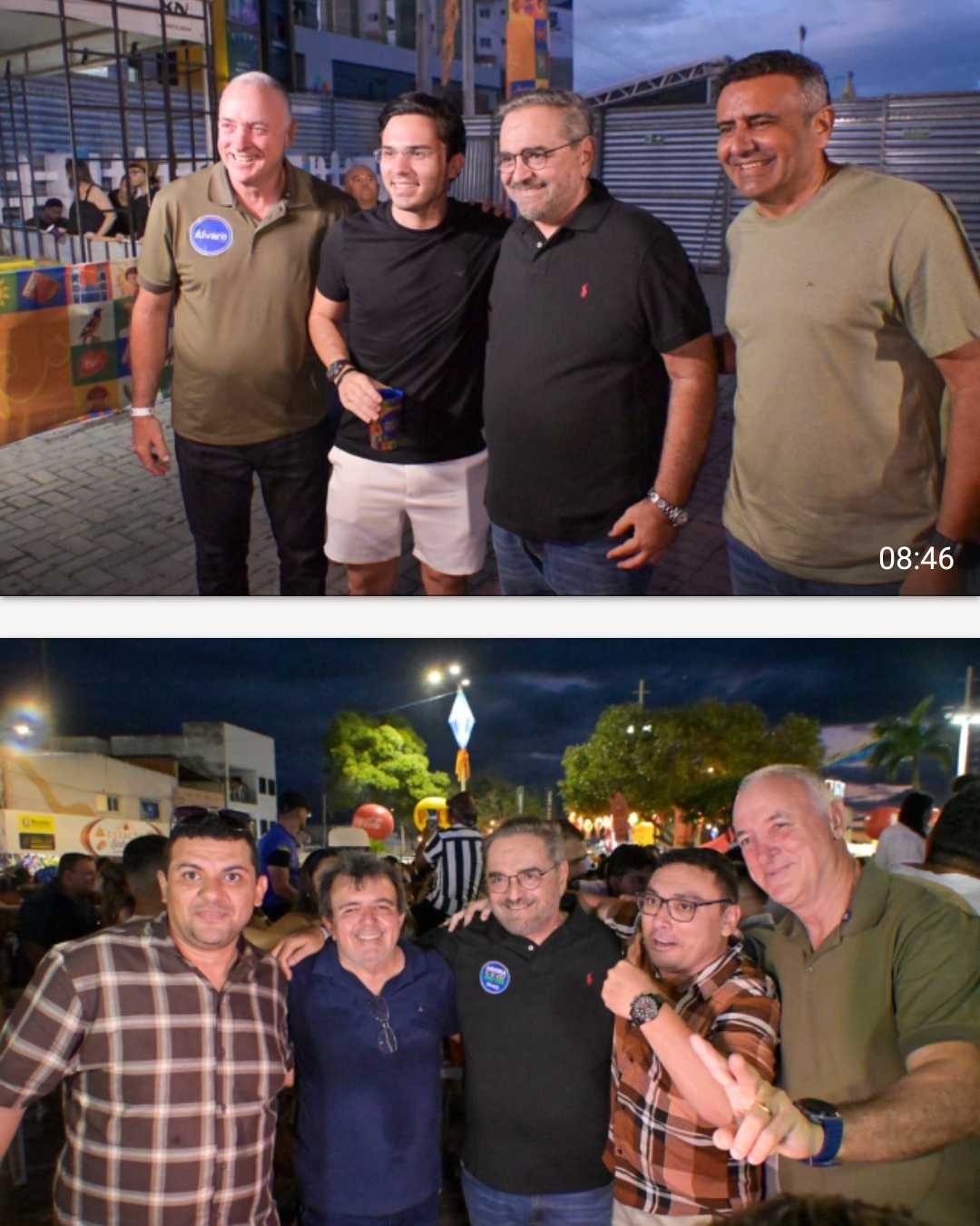 Álvaro Dias participa do Pingo da Mei Dia e recebe demonstrações de apoio popular em Mossoró