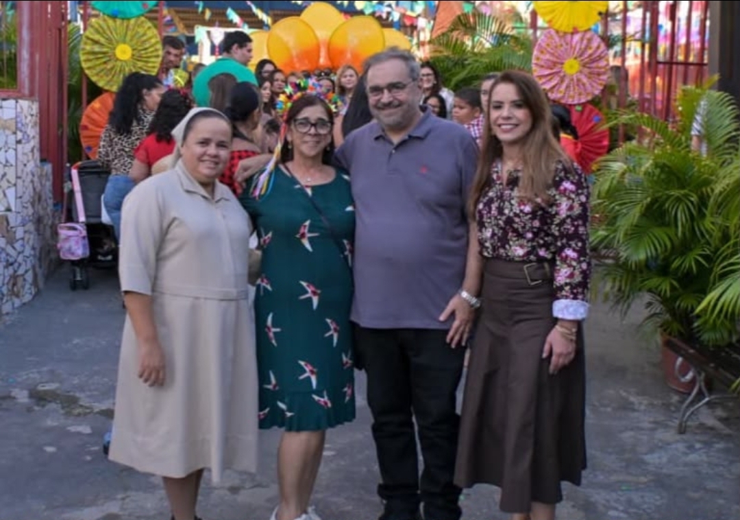 Álvaro Dias participa do São João da Casa Irmã Lúcia Montenegro e destaca trabalho social da instituição
