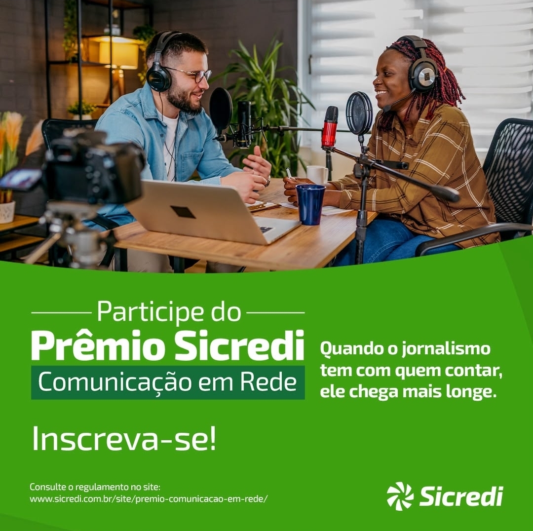 Sicredi lança prêmio para jornalistas e criadores de conteúdo