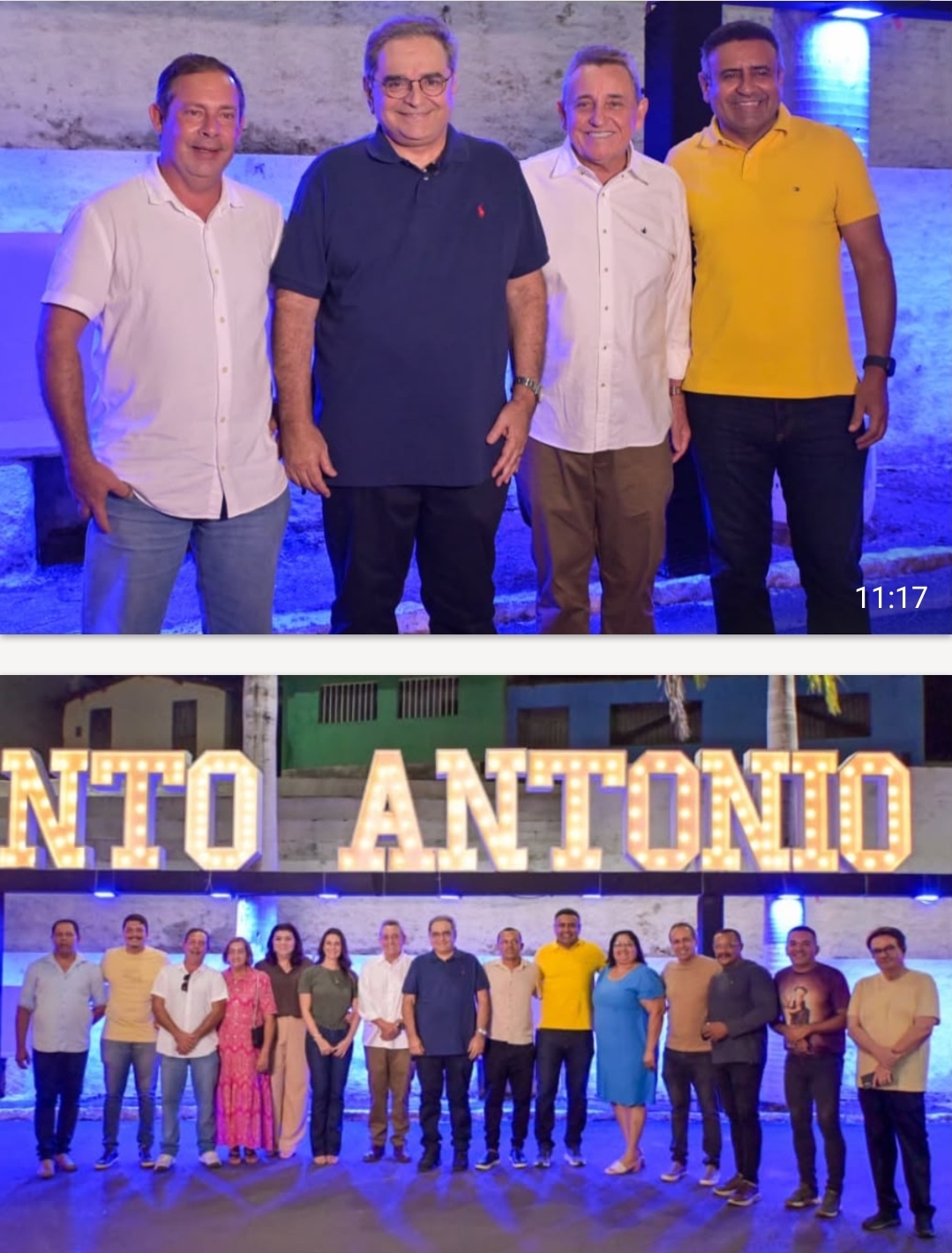 Álvaro Dias e Babá recebem apoios em Georgino Avelino e participam da procissão de Santo Antônio