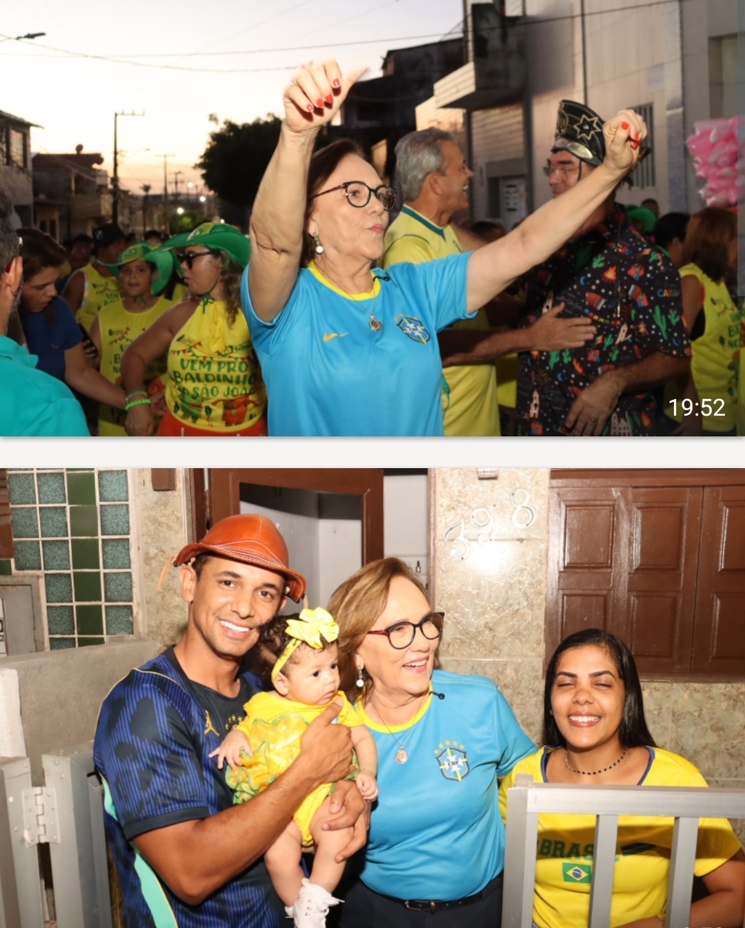 Senadora Zenaide Maia vai às Rocas com Alysson Bezerra, é recebida como filha do bairro e relembra tempos como médica