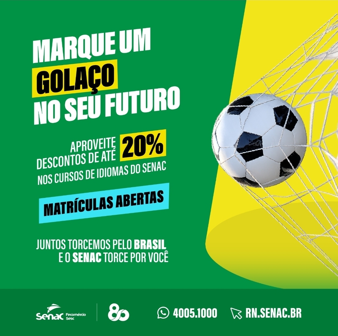 Senac RN abre matrículas para cursos de idiomas e reforça importância da fluência no mercado de trabalho