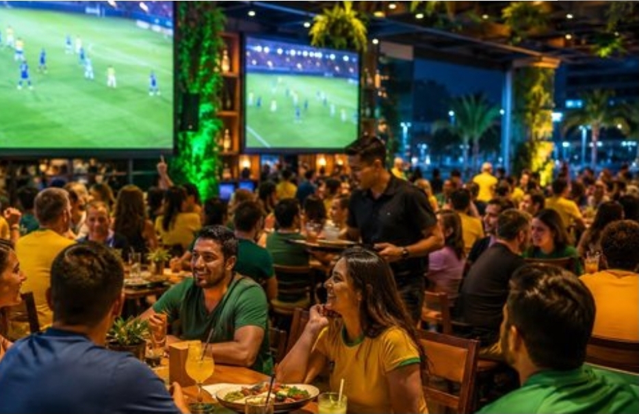 Jogos da Seleção Brasileira impulsionam bares, restaurantes e delivery no RN