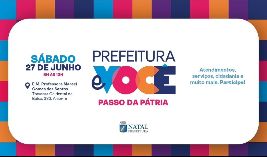 "Prefeitura e Você" chega ao Passo da Pátria com serviços gratuitos neste sábado (27)