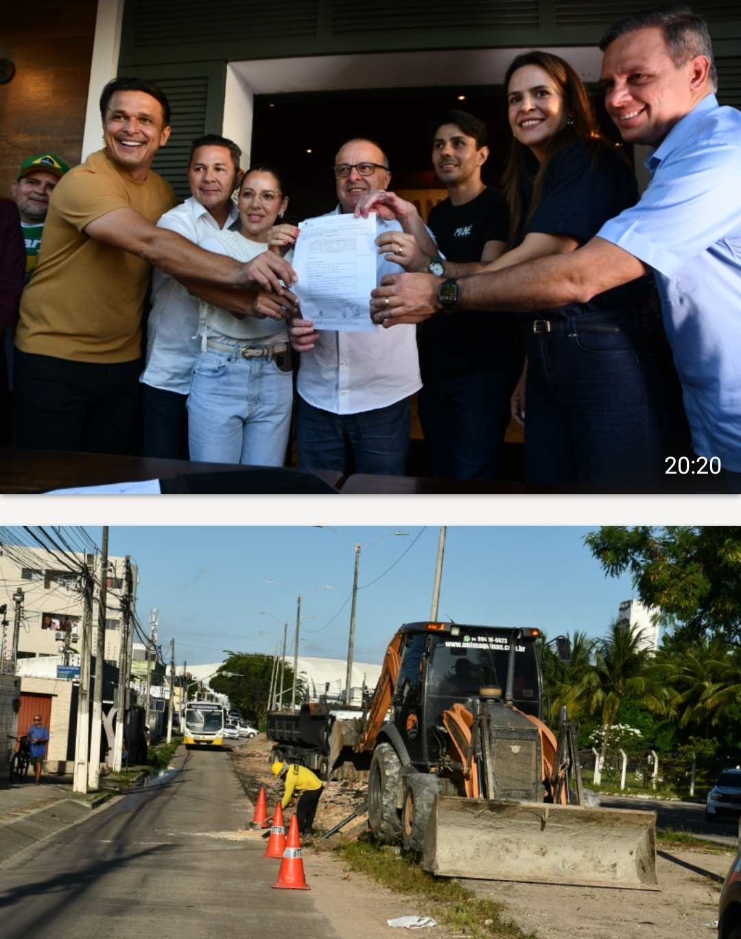 Prefeitura inicia recuperação da Avenida Jerônimo Câmara com investimento de R$ 4,3 milhões