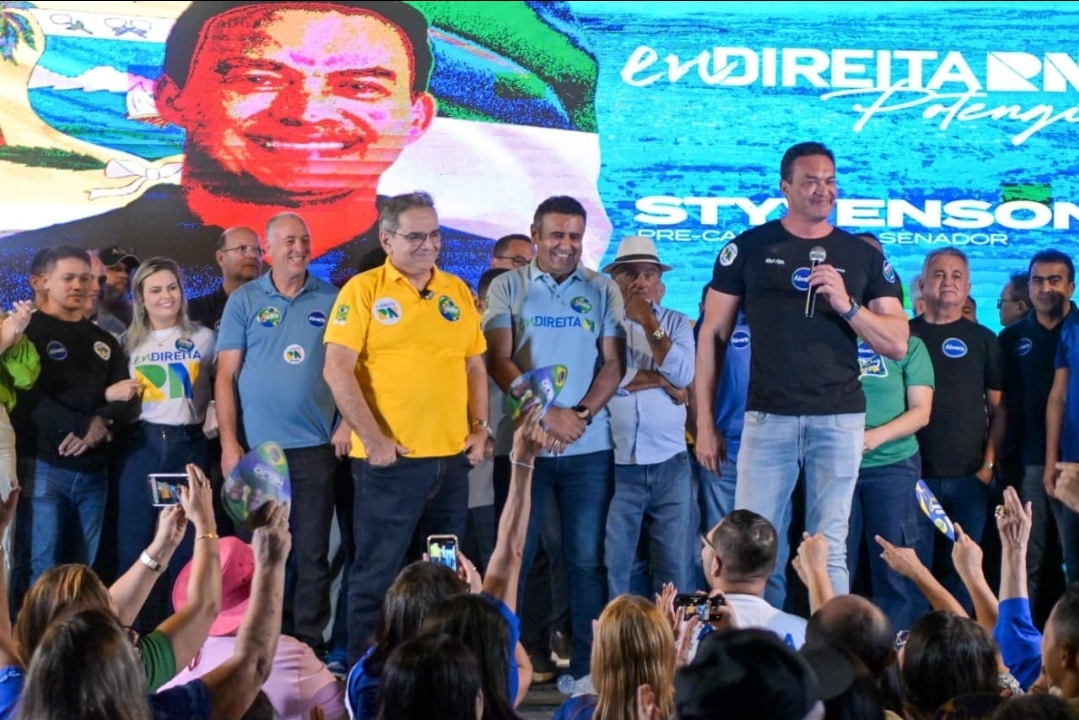 Multidão e expressiva presença de prefeitos marcam o Endireita RN na região Potengi com Álvaro Dias, em São Tomé