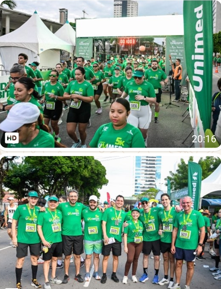 Corrida Unimed reúne 1.600 participantes e celebra saúde, esporte e qualidade de vida