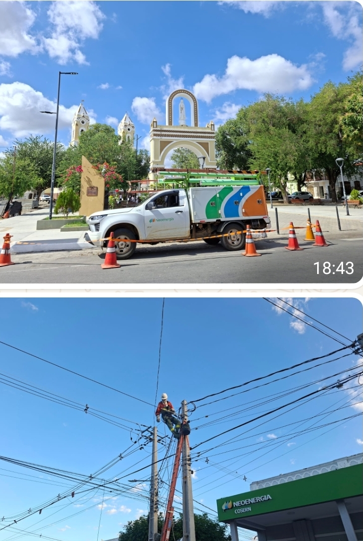 Rede elétrica de Currais Novos e Caicó passa por manutenção preventiva para a Festa de Santana