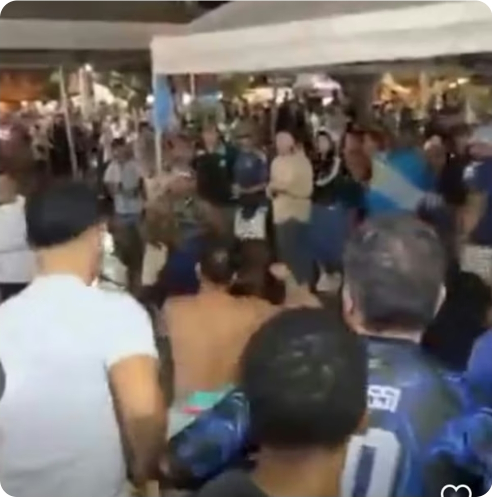 Vídeo: confusão e agressões marcam o pós-jogo entre argentinos e brasileiros no RJ