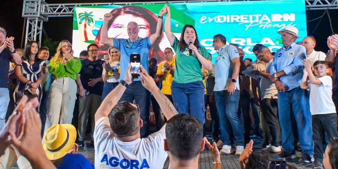 Carla Dickson percorre todas as regiões do RN, fecha apoios e fortalece projeto de reeleição à Câmara Federal