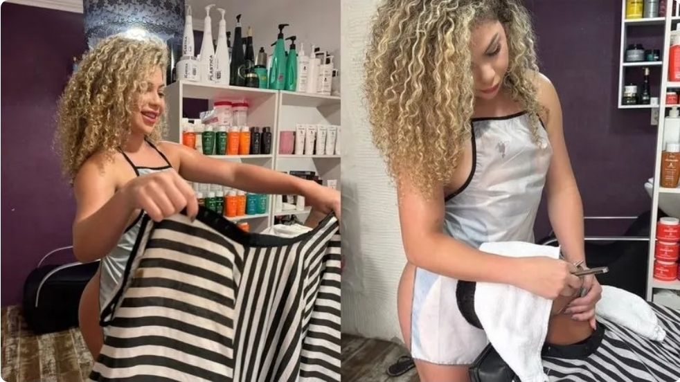 BARBEARIA NUDISTA: Influenciadora cobra até R$ 4 mil por atendimento e causa polêmica