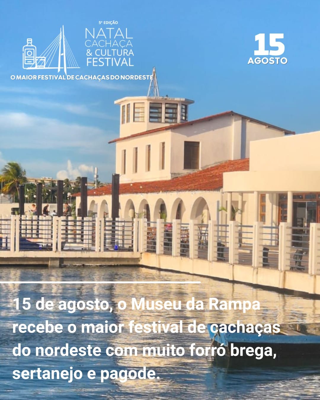 5ª edição do Natal Cachaça & Cultura Festival traz 10 atrações musicais