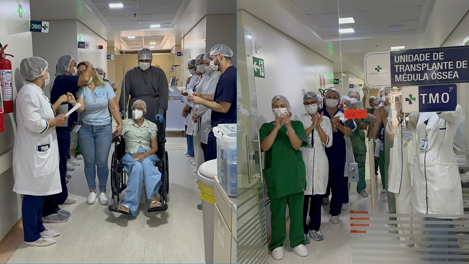 Sabrina Duarte recebe alta em Natal após transplante de medula doado pela mãe