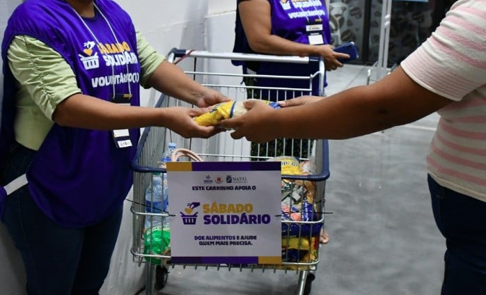 Secretaria Municipal do Trabalho e Assistência Social decide arrecadar alimentos em 16 supermercados de Natal neste sábado, 11 de julho