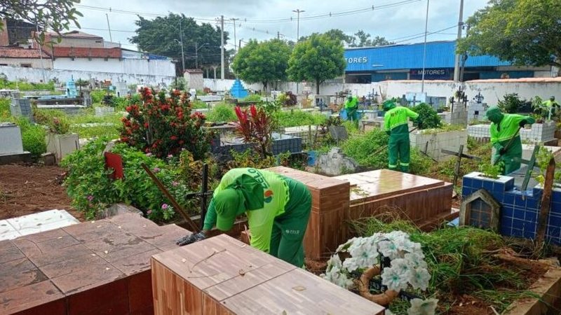 Prefeitura de Natal prepara cemitérios municipais para o Dia dos Pais