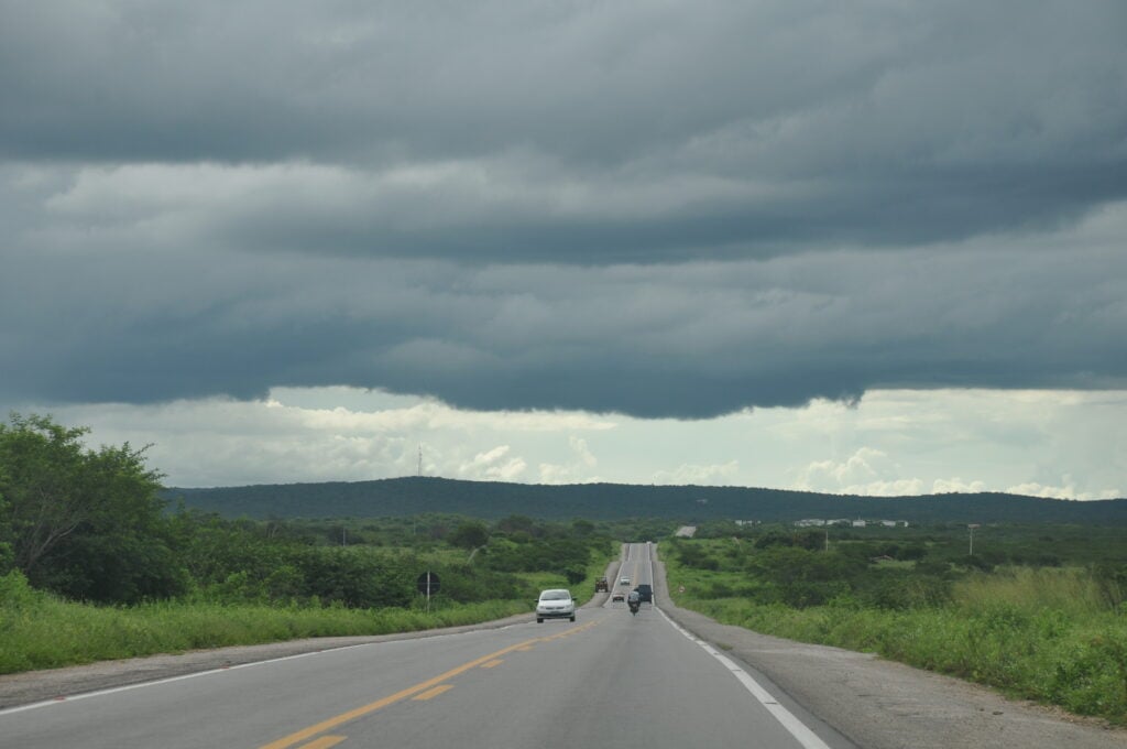 Volumes expressivos de chuva banham o Rio Grande do Norte
