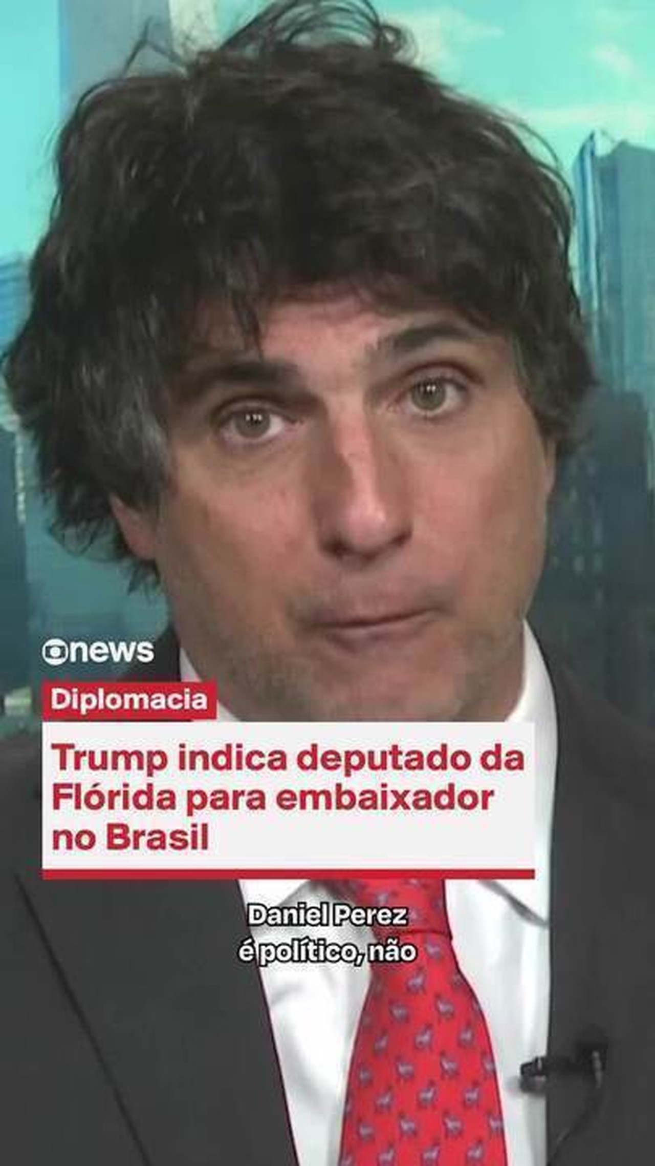 Trump indica deputado conservador Daniel Perez para ser o novo embaixador dos Estados Unidos no Brasil