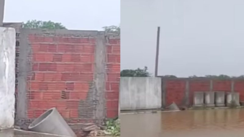 Obra inacabada fere criança gravemente em Pendências, RN