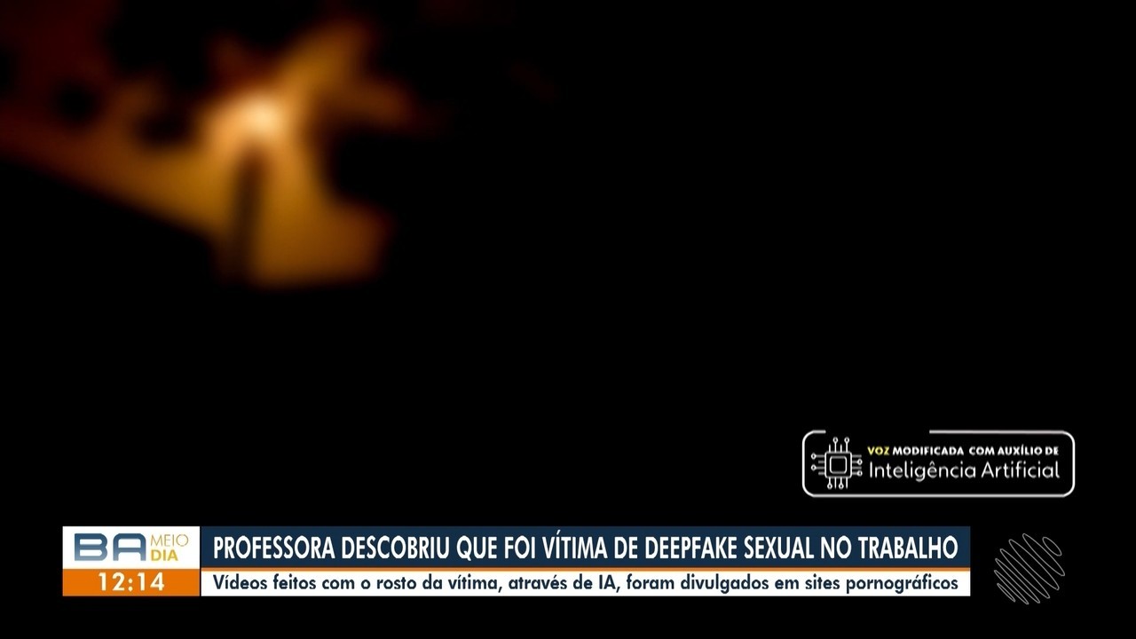 Professora denuncia uso de sua imagem em vídeos pornográficos criados por IA