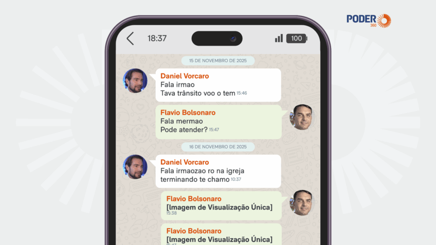Intercept Brasil revela prints de contatos de Flávio Bolsonaro com Daniel Vorcaro, banqueiro do Banco Master