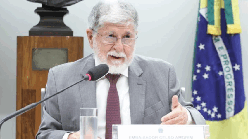 Celso Amorim e novo embaixador cubano abordam crise humanitária