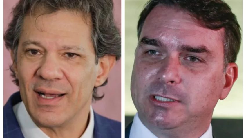 Haddad chama Flávio Bolsonaro de “Bolsonarinho” e protetor de super-ricos