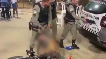 VÍDEO: Polícia Militar afasta agentes por agressão a homem em Natal