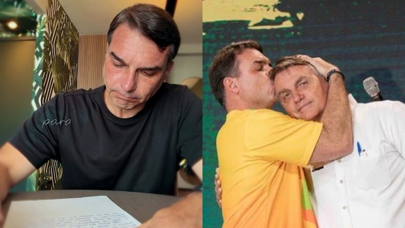 Impedido pelo STF de visitar Jair Bolsonaro, Flávio escreve carta emocionante