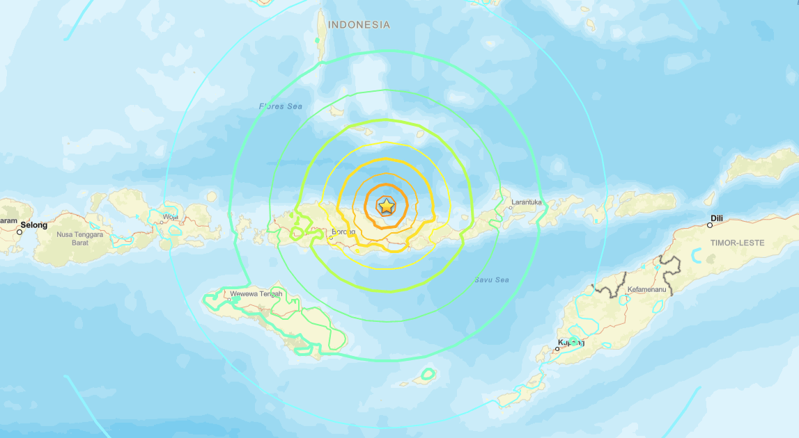 Indonésia emite alerta de tsunami após terremoto de magnitude 7,7