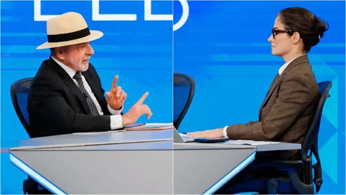 "Mansplaining": Lula interrompe Renata Vasconcellos 11 vezes durante entrevista na Globo